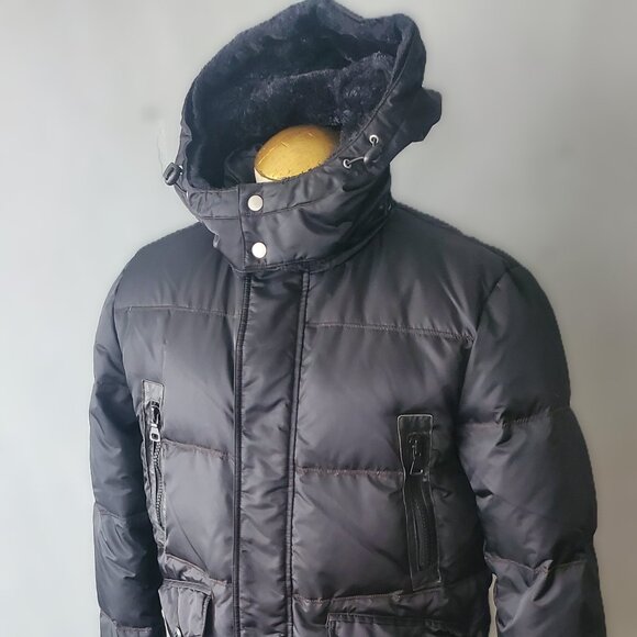 Meters/bonwe City Meters Arctic Parka/ Hooded Nylon Puffer/ Size L - Picture 3 of 11